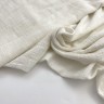 Муслин "Flax- 1 слой" белый теплый, арт.19-01