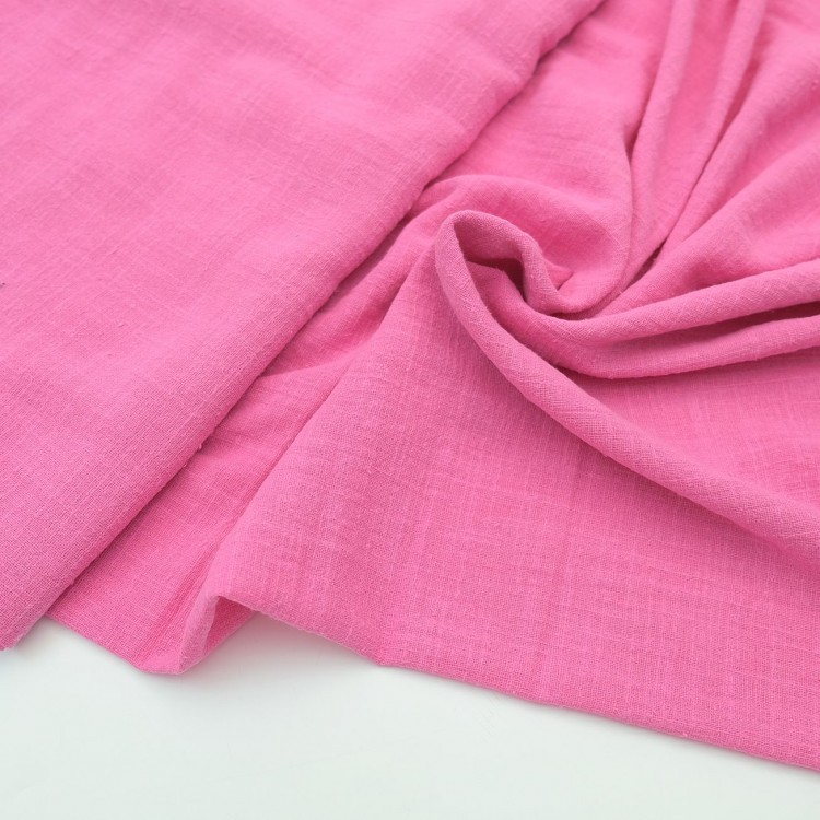 Муслин "Flax- 1 слой" фуксия, остаток 5,10 м